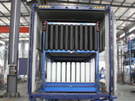 Direct system block ice making machine in container_3