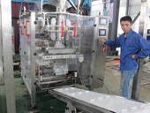 Fully-automatic ice packing machine with ice delivery sytem