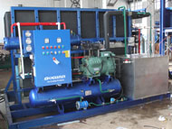 Aluminum evaporator block ice machine_5
