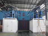 Flake ice machine with ice storage room_3