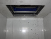 Flake ice machine with ice storage room_6