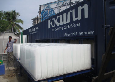 Block ice factory
