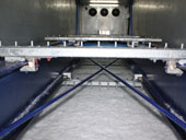 Automatic rake ice storage