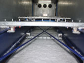 automatic flake ice storage room