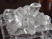 Compact tube ice machine