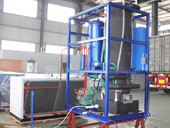 High efficiency tube ice plant