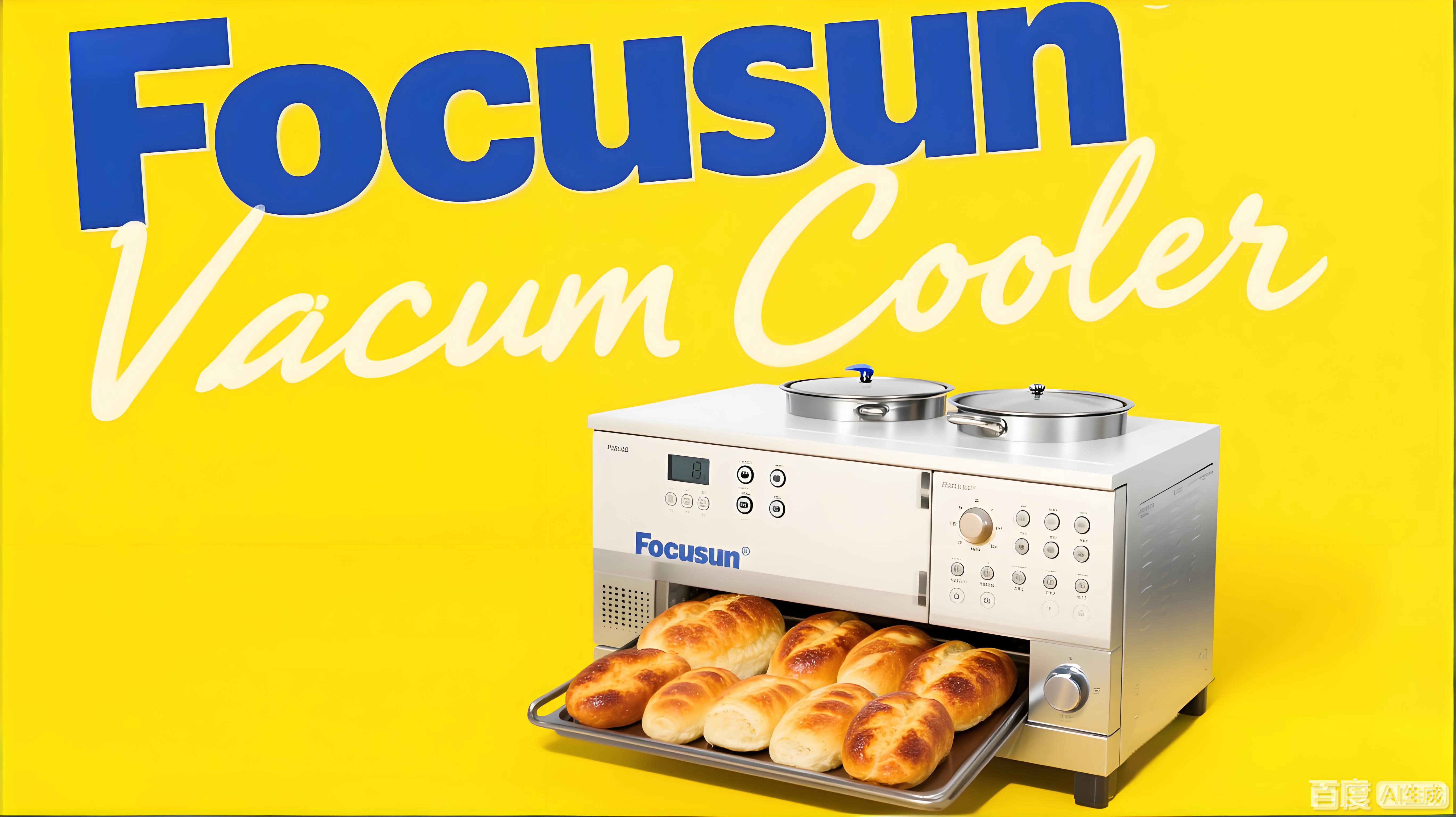 ocusun vacuum cooler for baked goods, fast and even cooling, minimal moisture loss